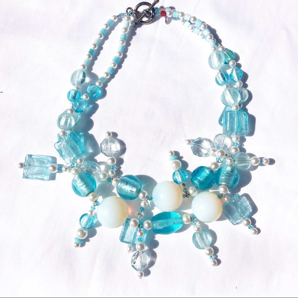 CoolBlue Statement Necklace